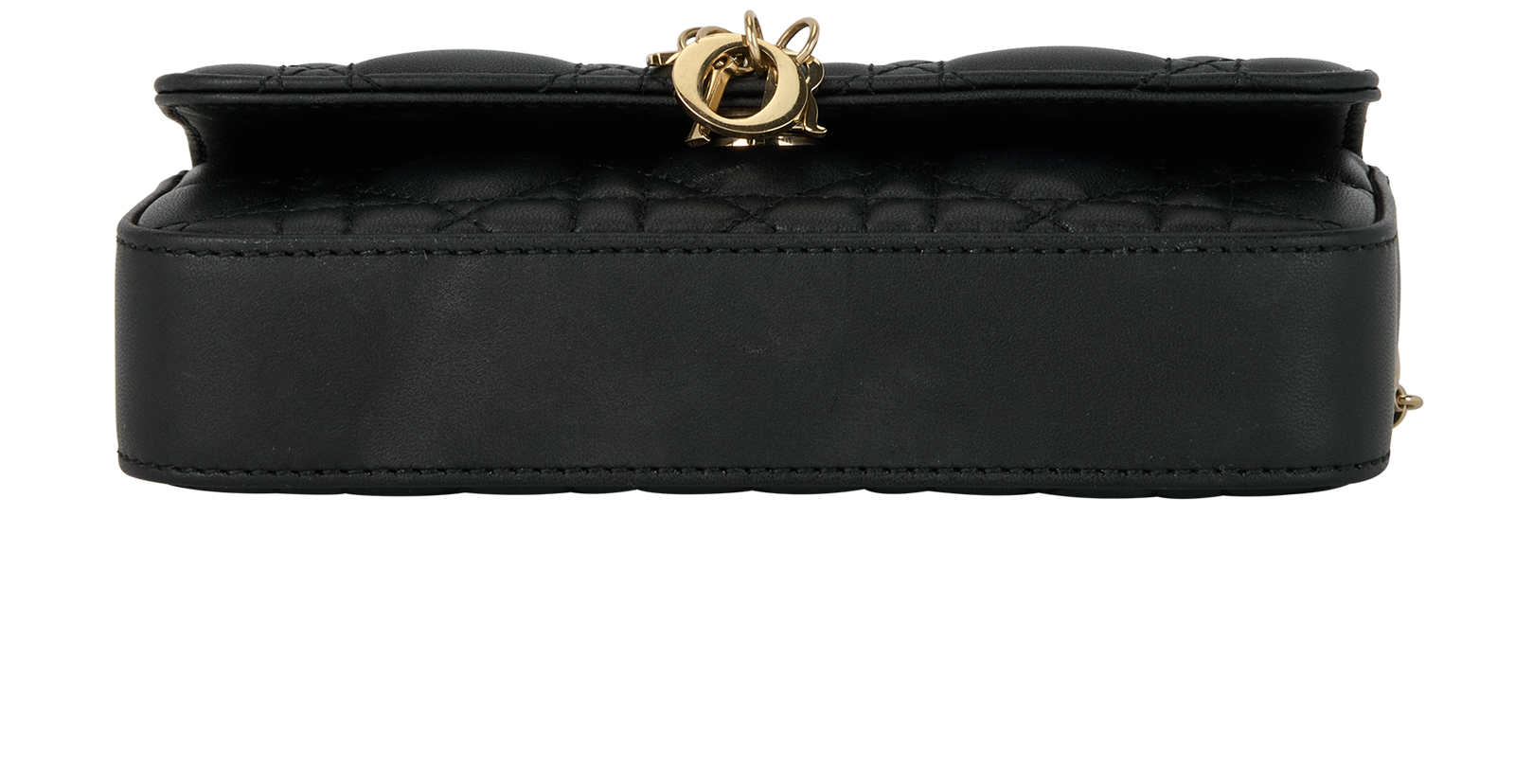 My Dior Talk Phone Pouch, &pound;950, Handbags, Black, Leather, Top view